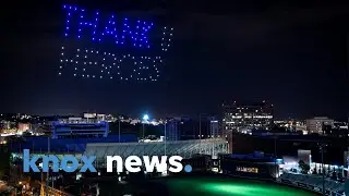 Drone show salutes frontline COVID-19 workers