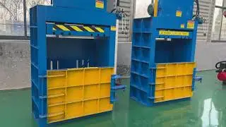 #Vertical hydraulic baling machine