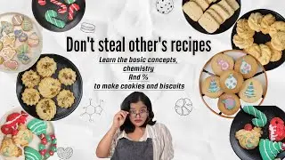 COOKIE FORMULA | develop your own cookie and biscuit recipe | Easy eggless cookie recipe
