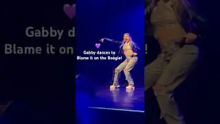 Blame it on the BOOGIE! 😃💜👍🏻 Gabby | Triple Charm LA Concert #jackson5 #live