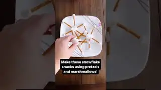Snowflake Snack Idea! #homeschool #winterschool