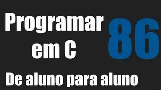 Programar em C - Funções freopen e fgets / stdin - Aula 86