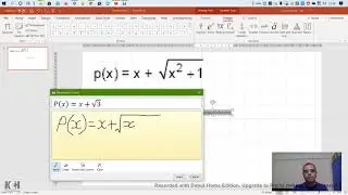 Inserting Typical Mathematical Equations by Hand Writing in Google Form