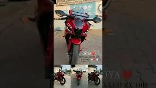 zx 10R mirror installed🔥🔥  #r15v4 #r15v4red #bikelover #sportsbike #whatsappstatus #zx10r