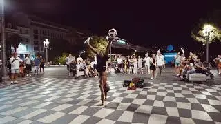 SOLO STREET PERFORMANCE IN FRANCE 🇫🇷 #streetshow  #Freestylefootball