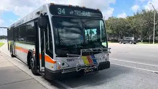 Broward County Transit: 2018 40ft Gillig BRT #1824 On Route 34 @ Sample Road & NW 62nd Av
