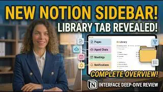 NEW Notion Sidebar Redesign & 