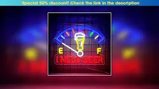 Deal I Need Beer Neon Sign for Wall Decor Beer LED Light  Bar Neon Light for Man Cave Bar Party Res