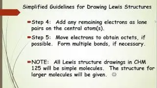 Drawing Lewis Structures (Simple)