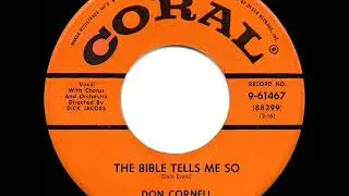 1955 HITS ARCHIVE: The Bible Tells Me So - Don Cornell