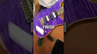 Suhr Custom Modern HSH Flame Maple Top Blower Switch 24 Stainless Steel Jumbo Frets Trans Purple