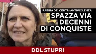 Ddl Stupri, la protesta dei centri antiviolenza: 