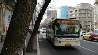 Troleibuzul Irisbus Citelis #5395 soseste in statia 