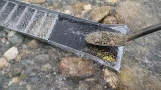 How Gold Collects in a Sluice BoxHidden Gold Inside the Sluice Box