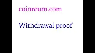 coinreum withdrawal proof 26 oct 2017