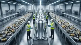 Recycling Used Aluminum Cans Into new cans | Inside the advance Factory 🏭