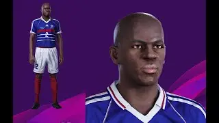 Lilian Thuram PES 2021 and PES 2020 [PS4] face