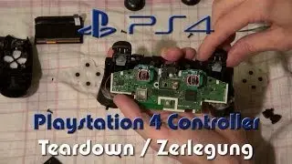 Playstation 4 (PS4) DualShock 4 Controller aufschrauben / Teardown / Disassembly Tutorial 🪛