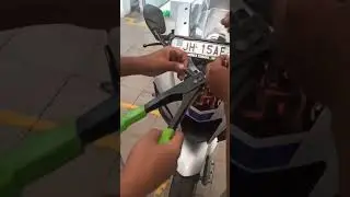 YAMAHA R15M NUMBER PLATE INSTALLED