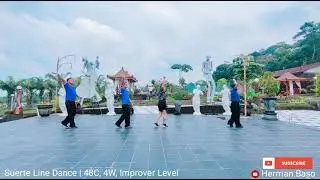 Suerte - Line dance | Black Swan Group | Herman Baso | Donny Iswanto | Muki Matohir R | Theo Seto  S