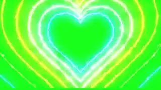 01# heart shape green screen || best dil green screen || green video effects