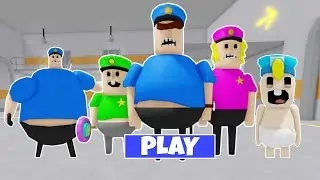 POLICE FAMILY ESCAPE SCARY OBBY ROBLOX