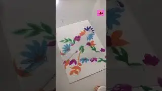 Floral Monogram DIY - How to Paint a Flower Monogram