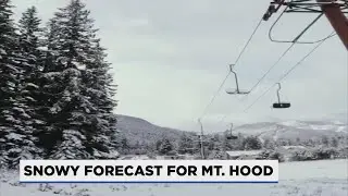 As snow continues to fall in the cascades, Oregon ski resorts give an outlook for opening day
