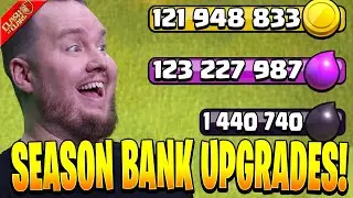 Spending Season Bank Loot on 5 Accounts in Clash of Clans!