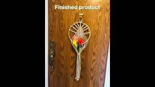 Macrame Front Door/ wall hanger.v66