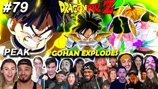 Сила Гохана взрывается🤯😡 Реакция на бой Гохана против Фризы. 79 серия Dragon Ball Z🐲 (Dragon Ball Z)