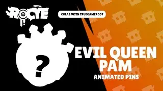 [ANIMATED] Evil Queen Pam Pins - Brawl Stars