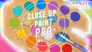 Glamlite Paint PRO Palette Close Up Swatches l NelleDoingThings!
