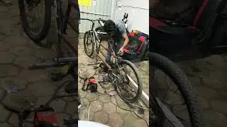 New bike build 💯support subscribe 🥺#newbike #longbike #bikelike #cycling #cycleride #customcycle