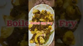 #shorts Boiled Egg Fry Recipe #eggrecipe #boiledeggrecipe #egg #fry