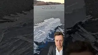 Lake Ice Elevation | Man News (via starwoldlab on ig) #satisfying #ice #atlantis