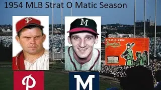 1954 MLB SOM Season Replay   Phillies vs Braves   Spahn vs Roberts