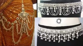 Latest Silver kamarband design with weight //light weight silver kamarband