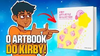 Comprei o Artbook do Kirby! UNBOXING COMPLETO