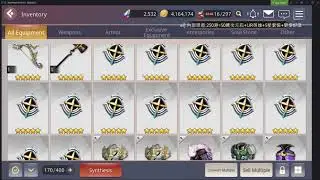 [Overhit] Mass Synthesis!!Can I get 5* ELEM? 2* Grimoire!!!