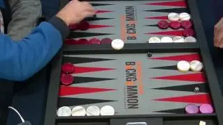 Gibraltar Backgammon Championship 2017 - round of 16 - Jacek Wojciechowski/Peter Bennet - part 1