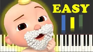 How To Play The Bubble Bath Song On Piano EASY