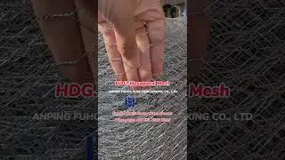 FHZZ&reg; Galvanized Hexagonal Mesh 1&Prime;, Galvanized Chicken Wire Mesh, Malla Gallinero Galvanizada
