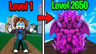 Noob To Max Level With Venom In 12 Hours! (Blox Fruits)