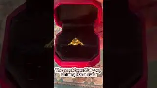 Do you like the vintage ring?#vintage #vintagejewlrly #moldavite  #fyp #rings  #vintagering