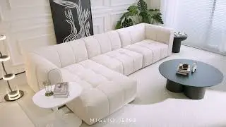 Minimalist Modular Sofa | Clean Lines, Soft Comfort, Timeless Style