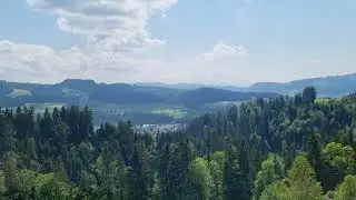 A sunny and beautiful day in the Langnau.i.E (Switzerland)