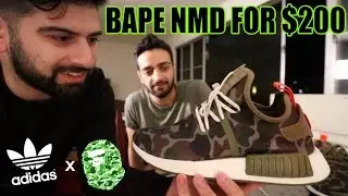 Adidas x Bape NMD For $200!! (How To Make Your Own Custom)