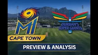 MI Cape Town vs Durban Super Giants | SA20 Data-Driven Match Preview & Analysis