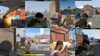 Chang gang X Street team Vs Vagos War (All Povs) Nopixel